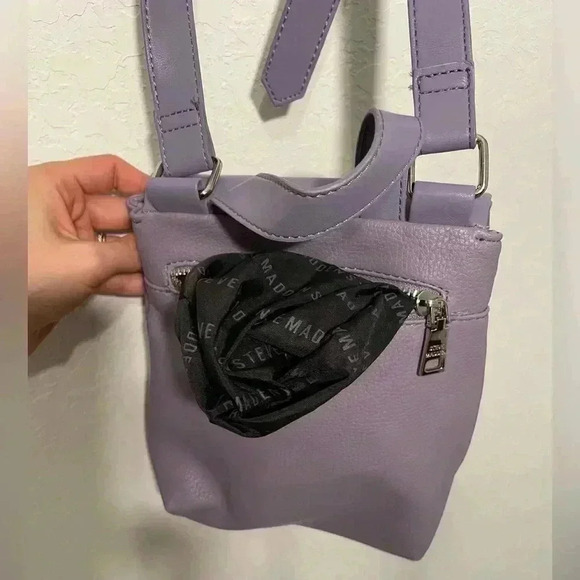 Steve Madden Toni Convertible Crossbody Shoulder Bag in Iris Purple - Picture 7 of 7